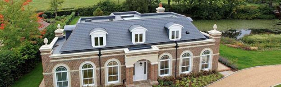 Orangery from the air